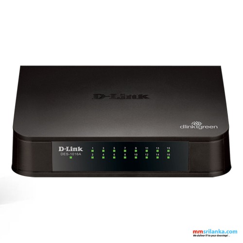 D-Link 16 Port Fast Ethernet Switch (2Y)